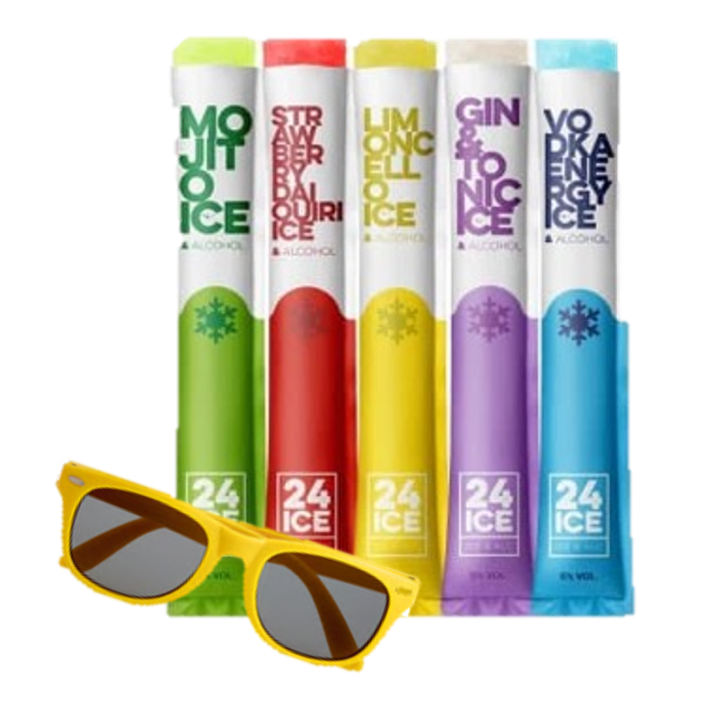 Cocktails met zonnebril