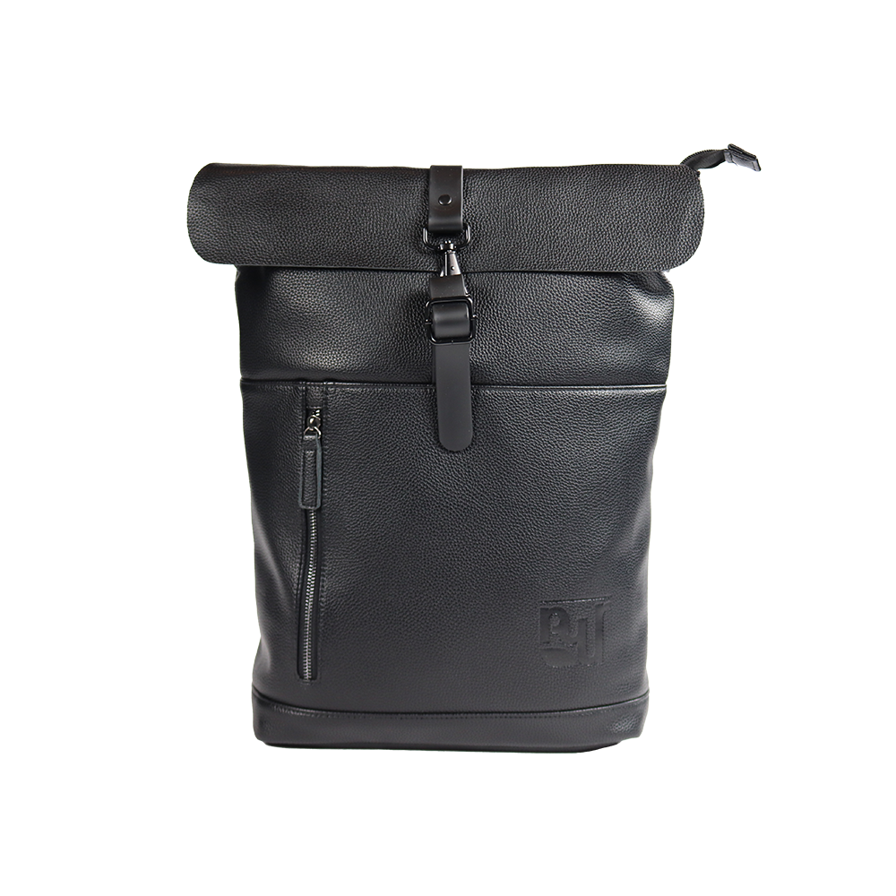 5. PUUR rugzak vegan leer zwart